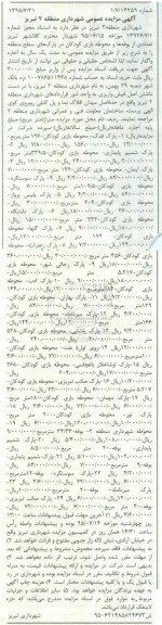 آگهی مزایده عمومی,مزایده تعدادی از بوفه ها و محوطه بازی کودکان