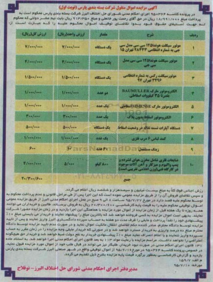 مزایده موتور سیکلت هوندا ...