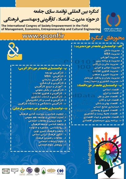 کنگره بین المللی توانمندسازی جامعه95.8.10