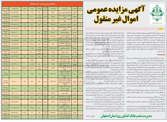 مزایده,مزایده عمومی اموال غیرمنقول به صورت نقدی