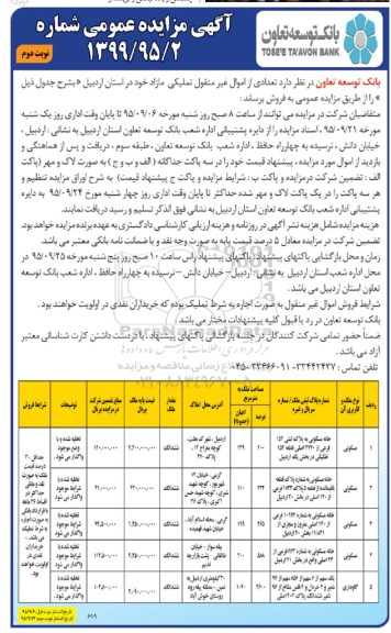 مزایده,مزایده تعدادی ملک با کاربری مسکونی و گاوداری نوبت دوم 