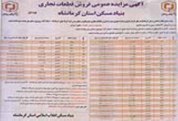 مزایده,مزایده فروش 43 قطعه زمین با کاربری تجاری