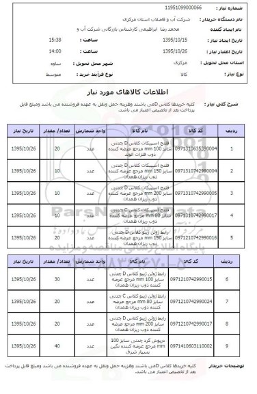 استعلام , استعلام خرید انواع فلنج اسپیکات و رابط