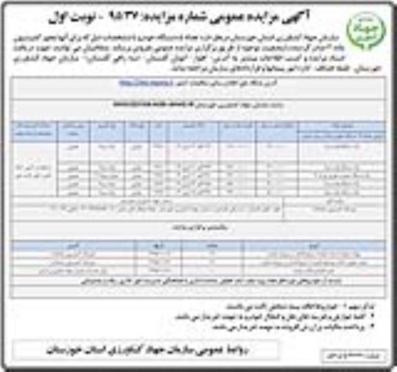 آگهی مزایده عمومی , مزایده فروش تعداد 5 دستگاه خودرو