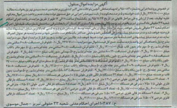 مزایده انواع تابلو فرش ...