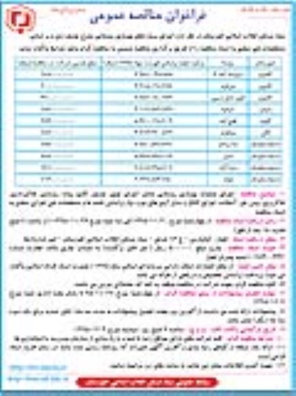 فراخوان مناقصه عمومی یک مرحله ای ، فراخوان مناقصه اجرای پروژه های بهسازی روستایی نوبت دوم