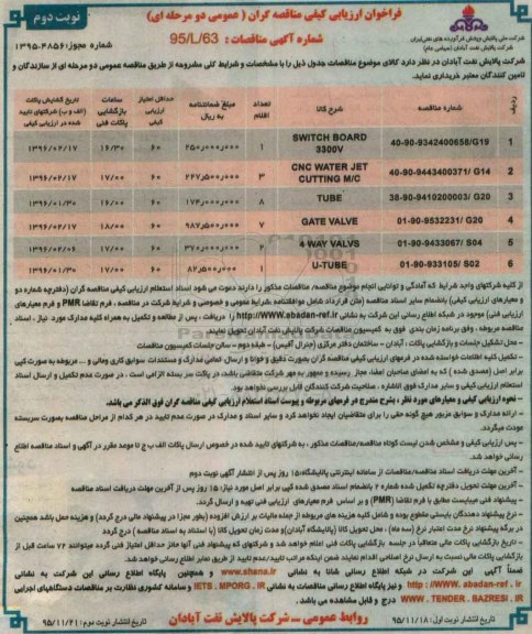فراخوان switch board- نوبت دوم