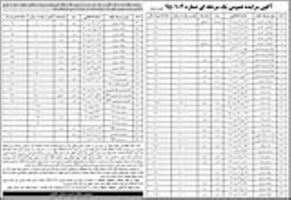 مزایده , مزایده فروش 55 دستگاه خودروهای فرسوده و اسقاطی - نوبت دوم