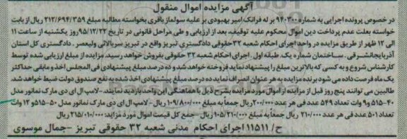 مزایده انواع لامپ ال ای دی