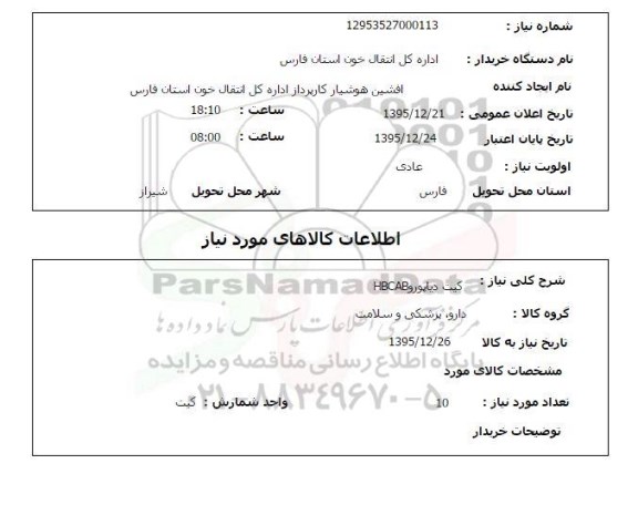 کیت دیاپورو hbcab