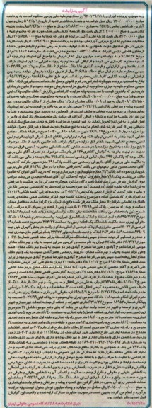 مزایده,مزایده میزان 0.09 دانگ مشاع از 1.5 دانگ مشاع از ششدانگ ملکیت