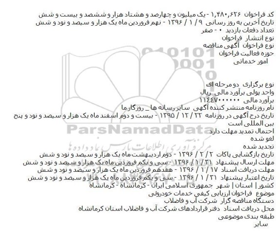 استعلام تابلوهای کنترل  ...