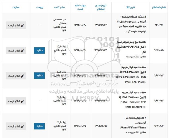 استعلام , استعلام یک دستگاه فرستنده - گیرنده و....