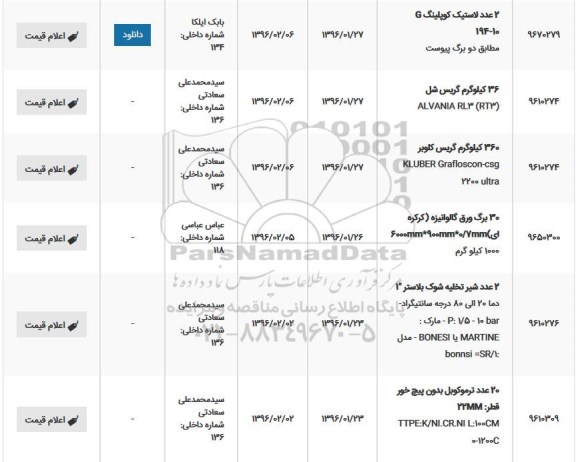 استعلام 2 عدد لاستیک کوپلینگ 