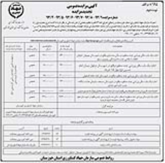 مزایده ، تجدید مزایده اجاره یک باب سالن ورزشی ..نوبت دوم