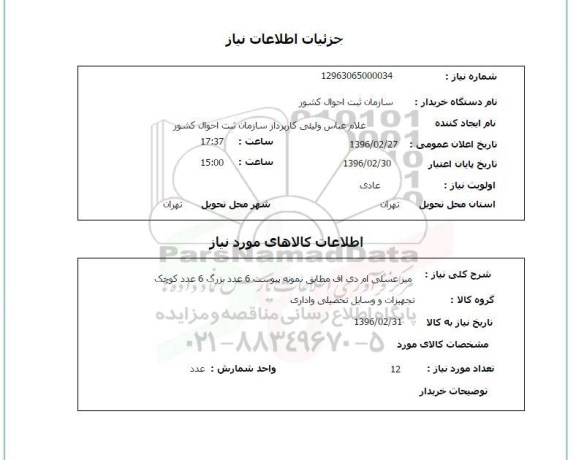 استعلام , استعلام میز عسلی ام دی اف 