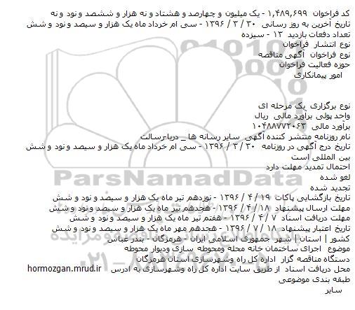مناقصه اجرای ساختمان خانه