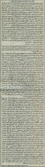 مزایده,مزایده ملک ششدانگ اپارتمان مساحت 93.37متر