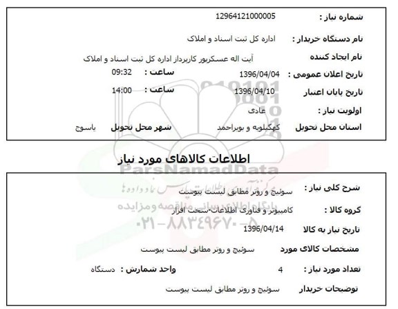 استعلام,استعلام سوئیچ و روتر