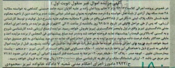 مزایده,مزایده ملک مسکونی مساحت 71.81متر نوبت اول