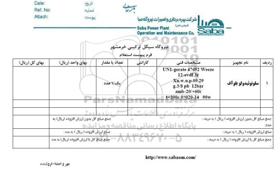 استعلام , استعلام سلونوئیدولو بلو آف