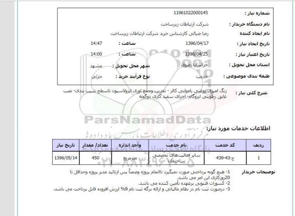 استعلام ,استعلام رنگ آمیزی روغن یا مولتی کالر