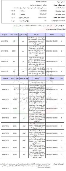 استعلام , استعلام خرید کابل مسی نیمه افشان و ...