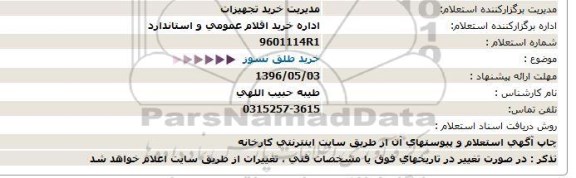 استعلام خرید طلق نسوز