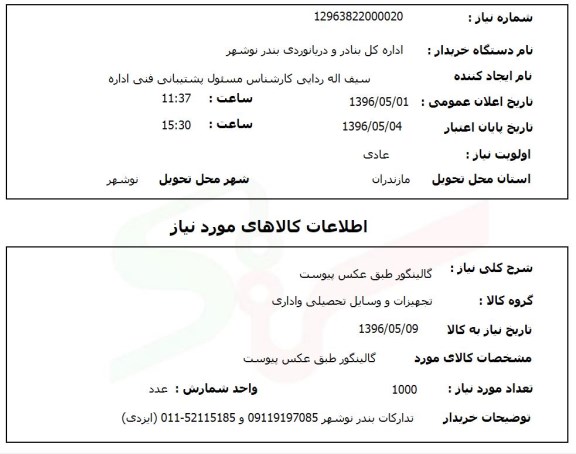 استعلام ,استعلام گالینگور