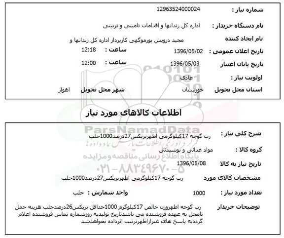 استعلام ,استعلام رب گوجه