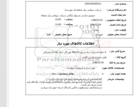 استعلام 4 حلقه لاستیک /شال و تیوپ 900-20 طرح گل 14 لا لیفتراکی