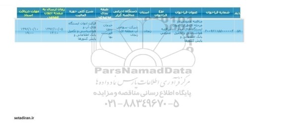 فراخوان قرائت ادوات ایستگاه های آب و هواشناسی