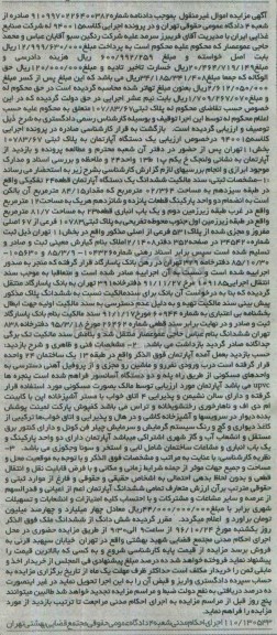 مزایده,مزایده آپارتمان مساحت قطعه 24 تفکیکی