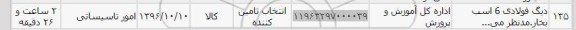 استعلام , استعلام دیگ فولادی 6 اسب بخار