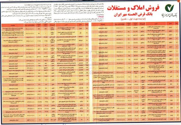 مزایده ,مزایده واگذاری فروش املاک و مستغلات