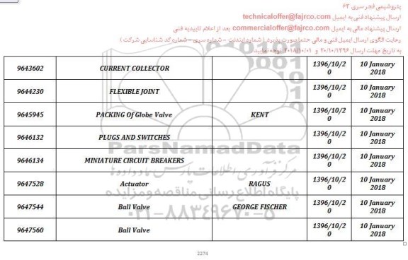 استعلام , استعلام CURRENT COLLECTOR  و ... 