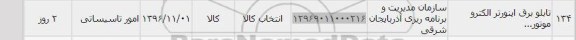 استعلام,استعلام تابلو برق اینورتر