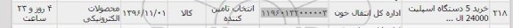 استعلام ,استعلام خرید ۵ دستگاه اسپلیت