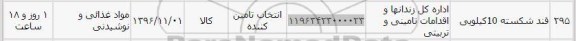 استعلام, استعلام قند شکسته