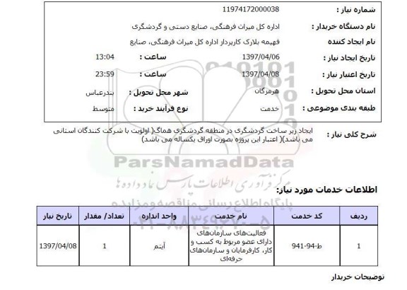 استعلام, ایجاد زیرساخت گردشگری