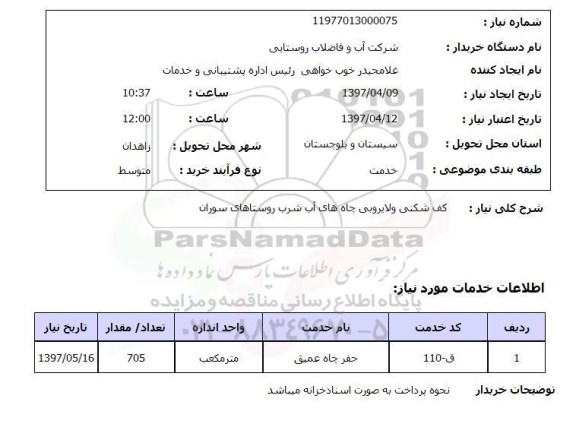 استعلام,کف شکنی و لایروبی