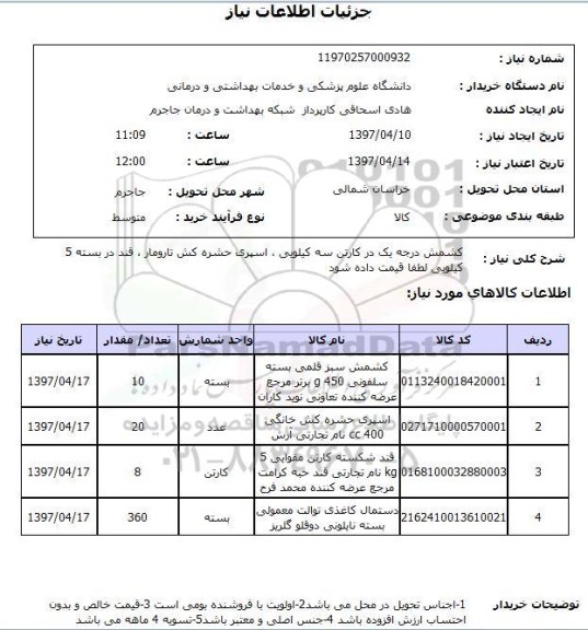 استعلام, استعلام کشمش درجه یک ...