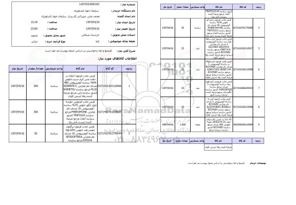 استعلام, استعلام قرص جاذب...