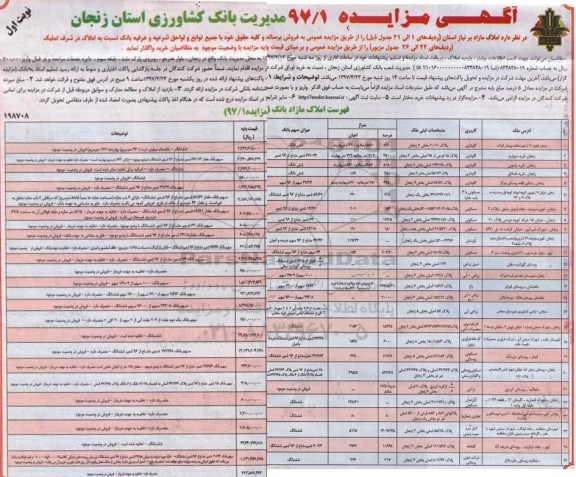 مزایده,مزایده واگذاری املاک مازاد بر نیاز استان 