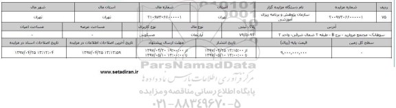مزایده آپارتمان مسکونی پلاک ثبتی 79/5092