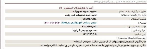 سیلندر آکومولاتور