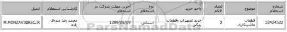 قطعات ماشینکاری