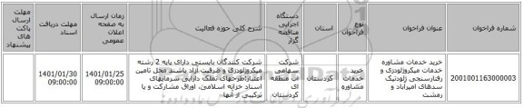 خرید خدمات مشاوره خدمات میکروژئودزی و رفتارسنجی ژئودتیک سدهای امیرآباد و رمشت