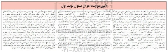 مزایده اموال منقول نیم ست، ست توسی، شورتک، نیمه نخی، لباس زیرزنانه و...