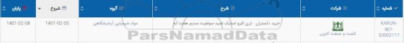 استعلام خرید دکستران، ستری کلرو استیک اسید سوئفیت سدیم هفت آبه
